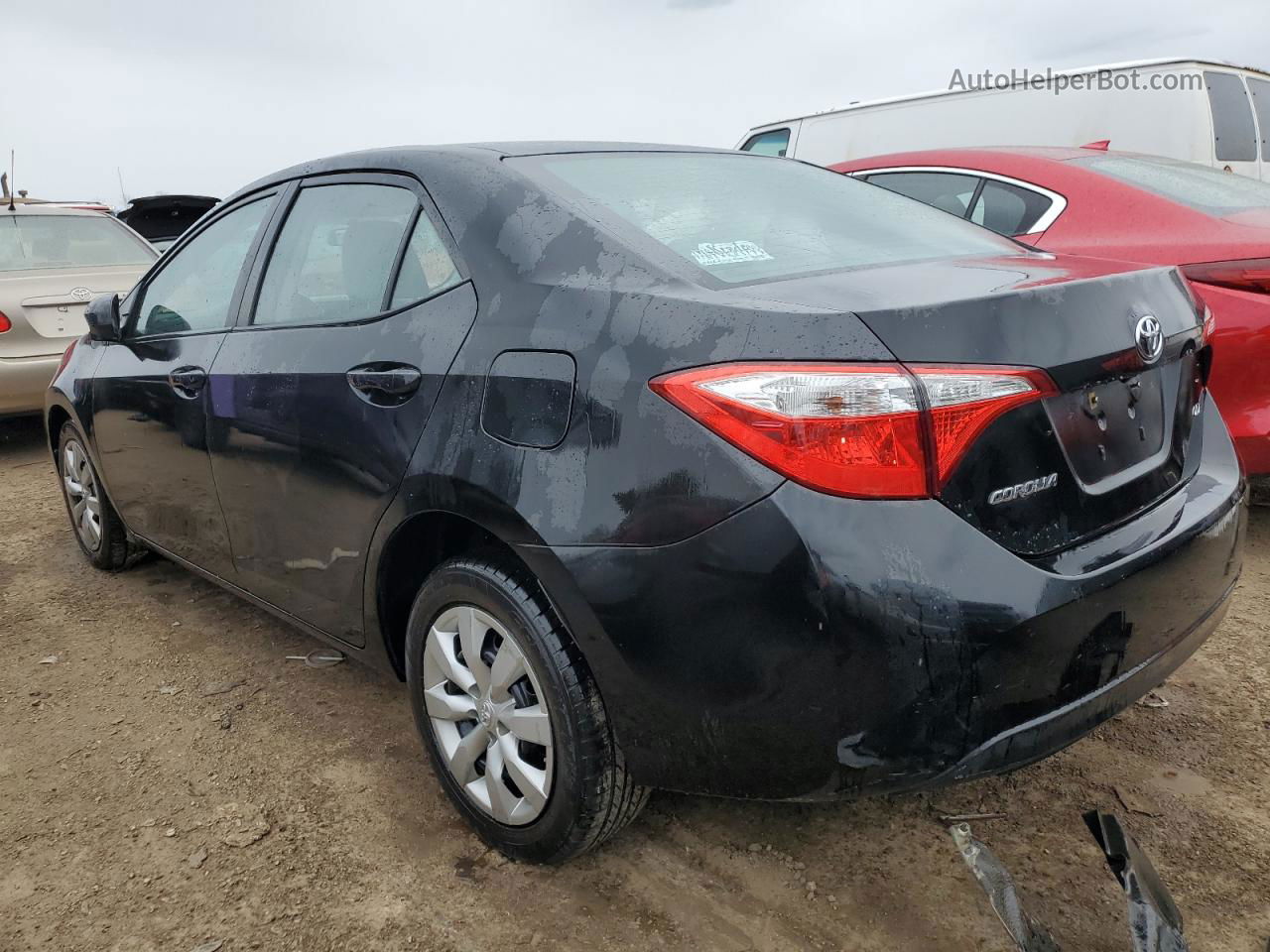 2014 Toyota Corolla L Black vin: 2T1BURHE8EC177877