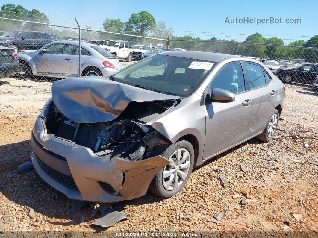 2014 Toyota Corolla Le Silver vin: 2T1BURHE8EC179211