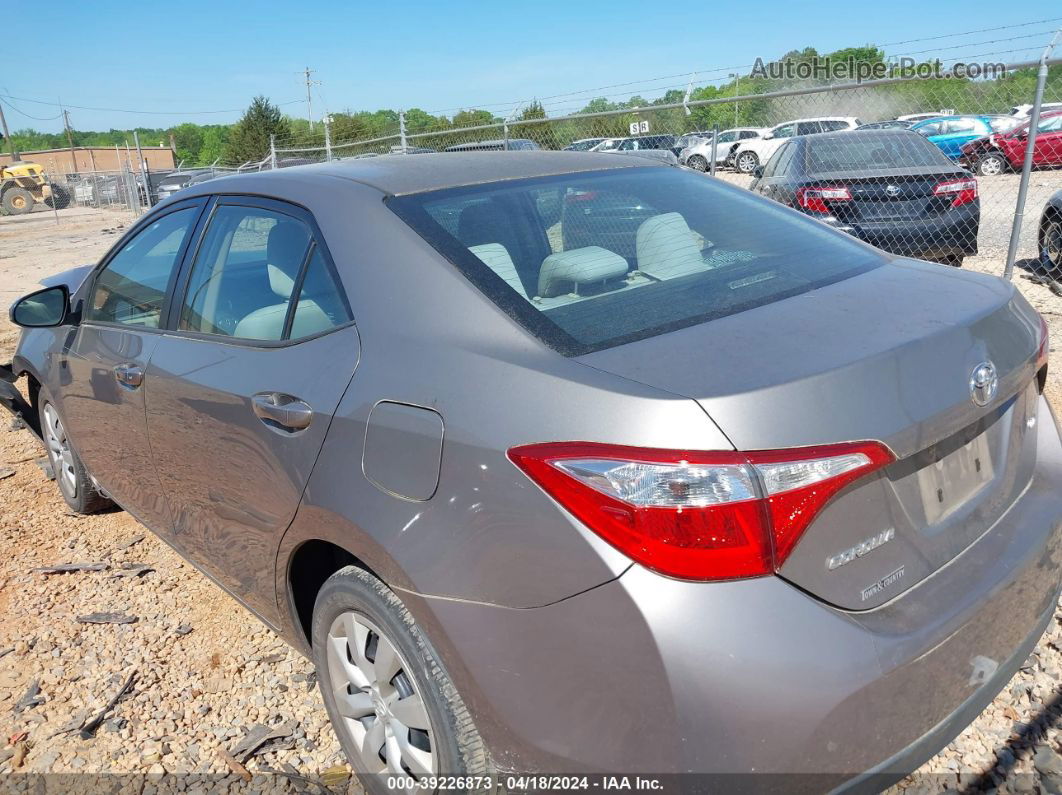 2014 Toyota Corolla Le Silver vin: 2T1BURHE8EC179211