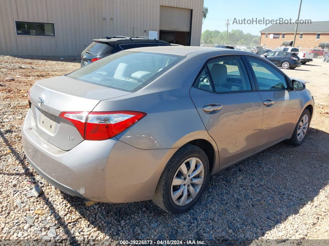 2014 Toyota Corolla Le Silver vin: 2T1BURHE8EC179211