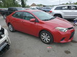 2014 Toyota Corolla L Red vin: 2T1BURHE8EC196798