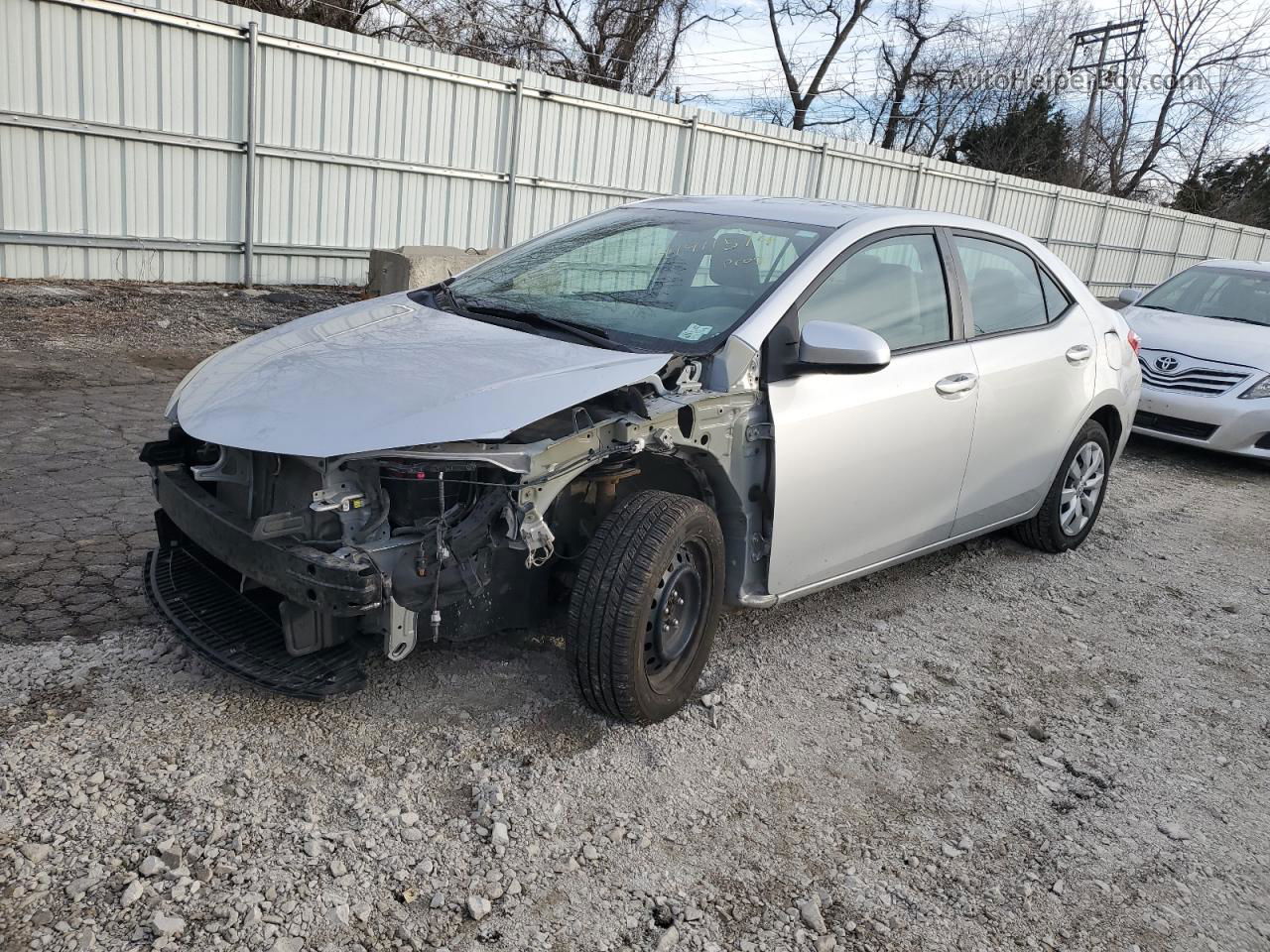 2014 Toyota Corolla L Silver vin: 2T1BURHE8EC201269