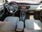 2014 Toyota Corolla L Red vin: 2T1BURHE8EC227628