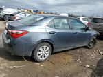 2015 Toyota Corolla L Blue vin: 2T1BURHE8FC239263