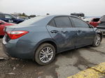 2015 Toyota Corolla L Blue vin: 2T1BURHE8FC244799