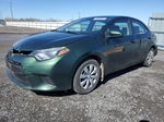 2015 Toyota Corolla L Green vin: 2T1BURHE8FC256404