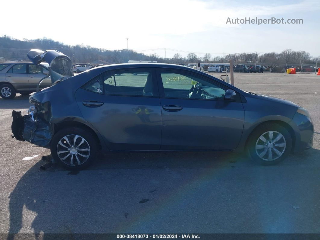 2015 Toyota Corolla Le Blue vin: 2T1BURHE8FC268469