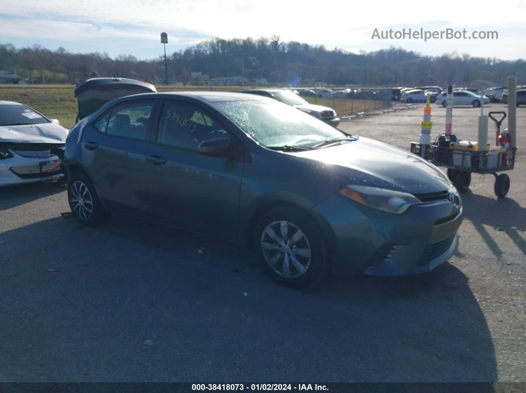 2015 Toyota Corolla Le Blue vin: 2T1BURHE8FC268469