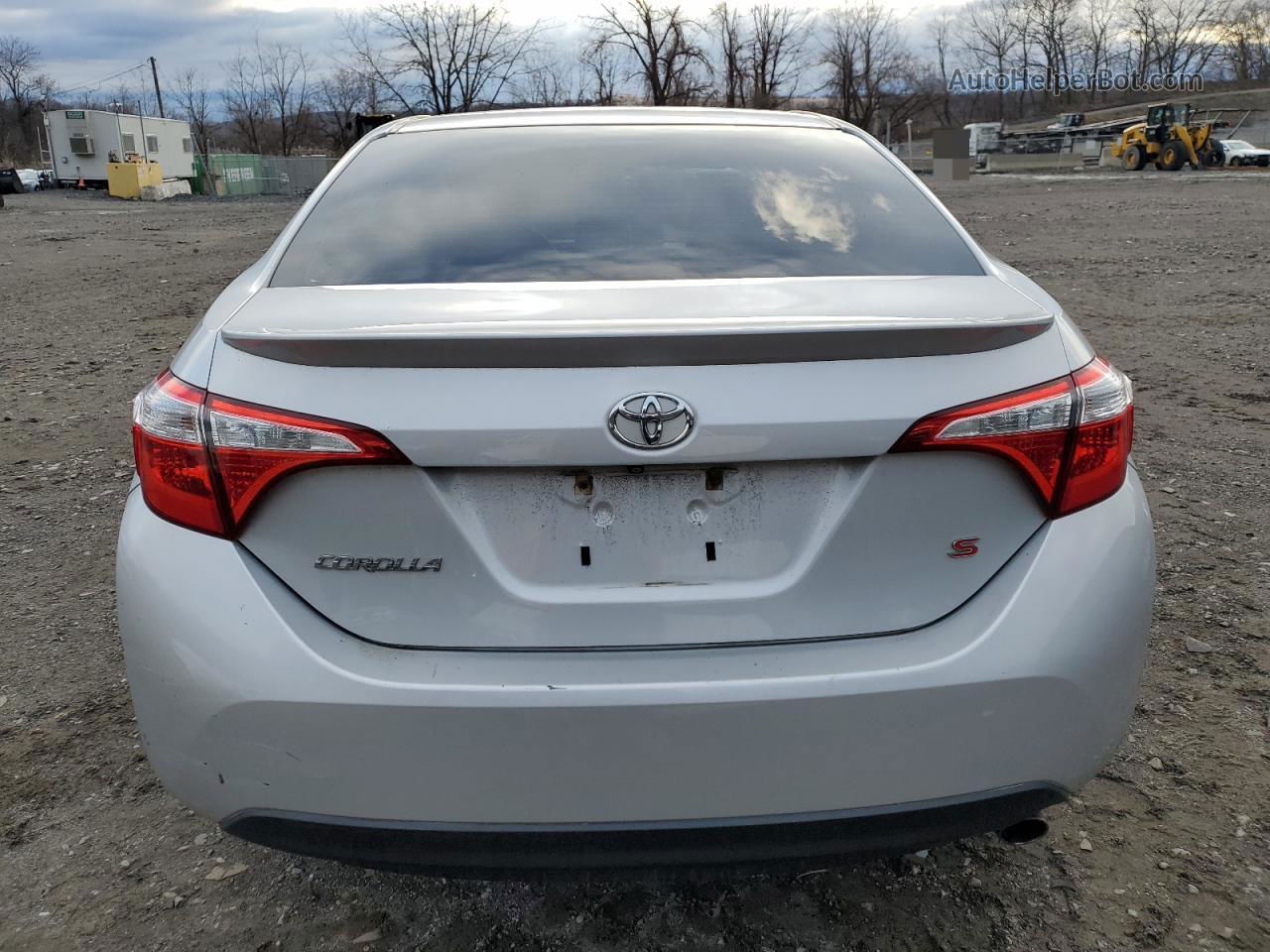 2015 Toyota Corolla L Silver vin: 2T1BURHE8FC285062