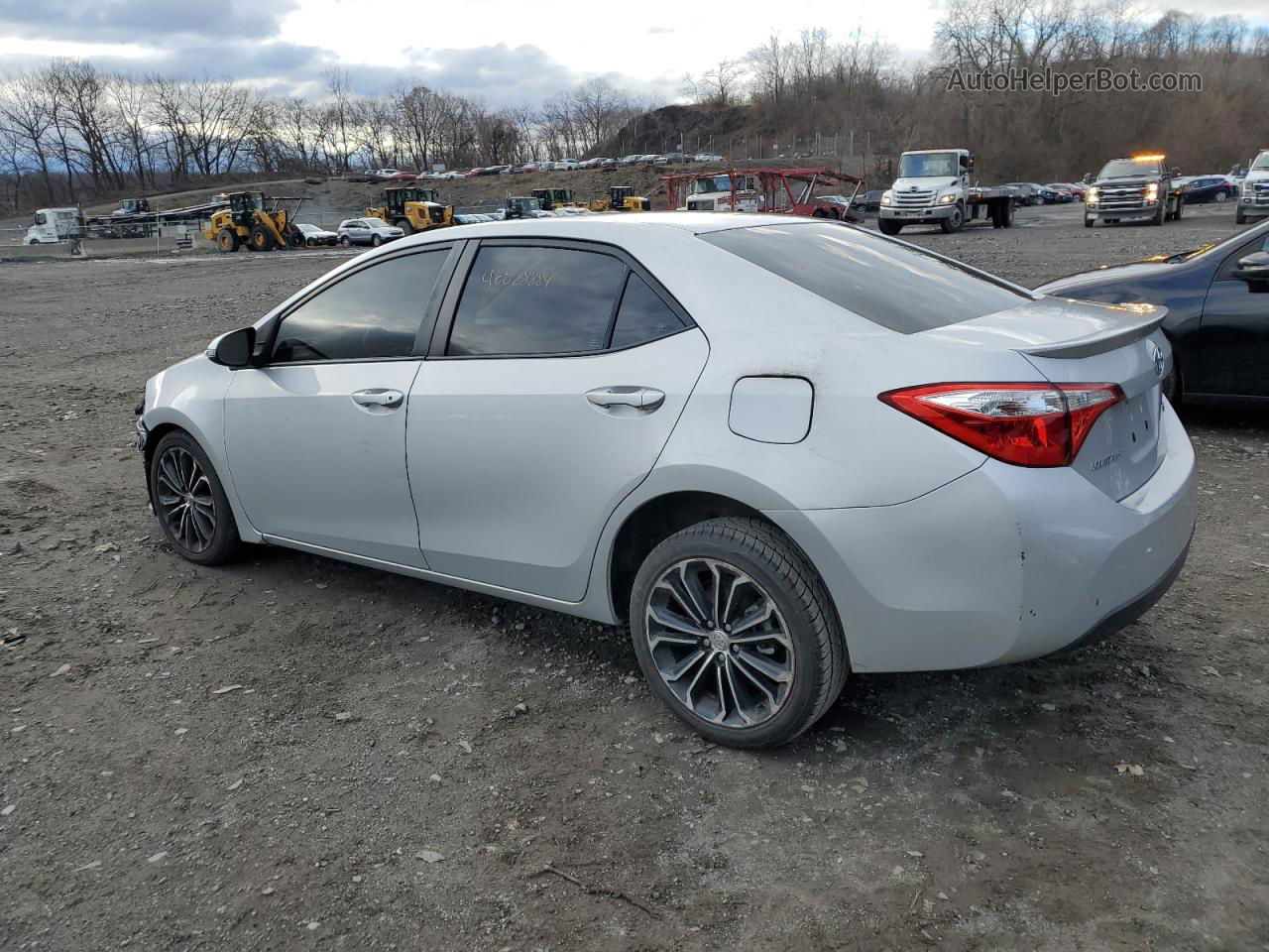 2015 Toyota Corolla L Silver vin: 2T1BURHE8FC285062