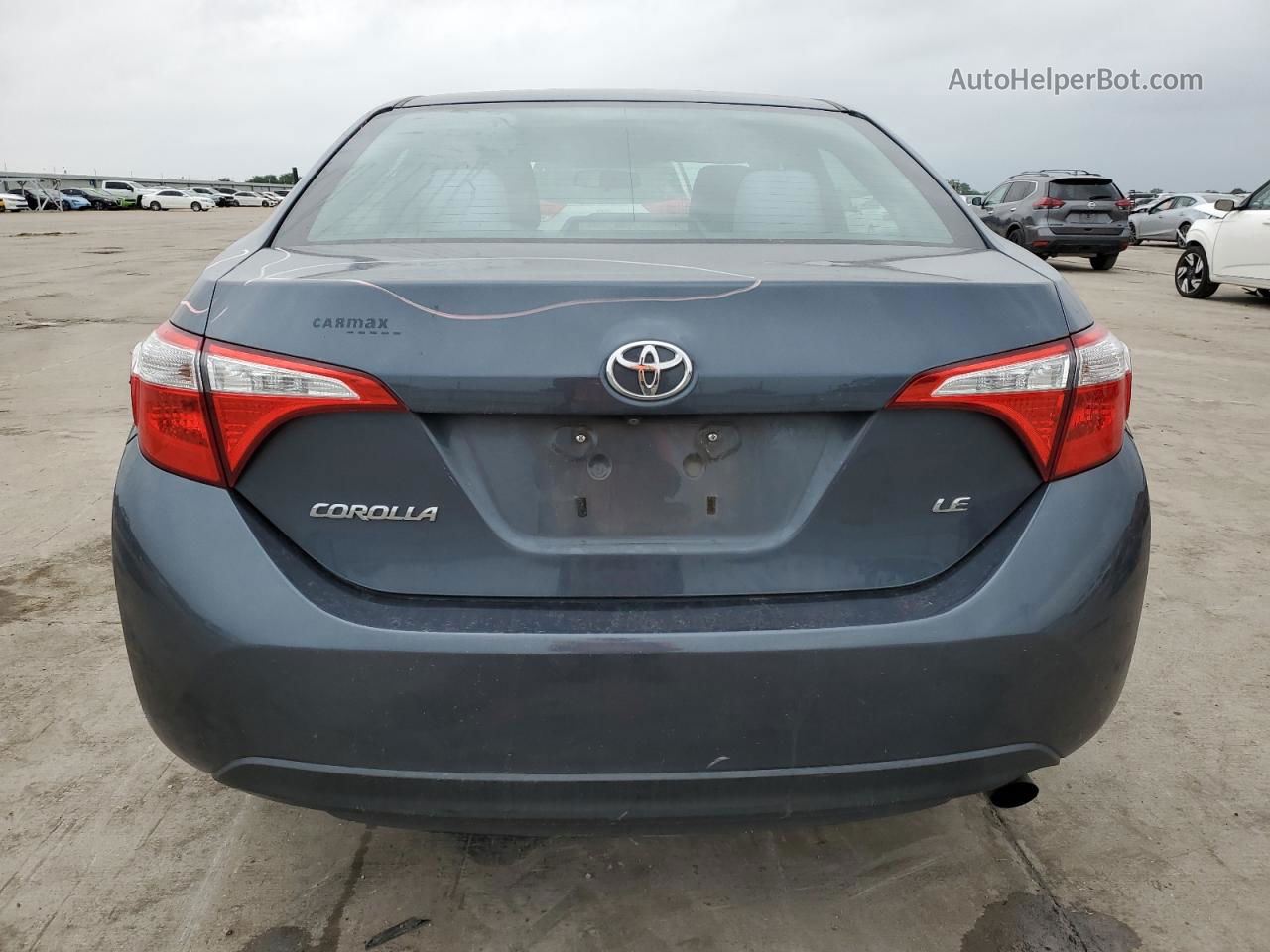 2015 Toyota Corolla L Gray vin: 2T1BURHE8FC320361