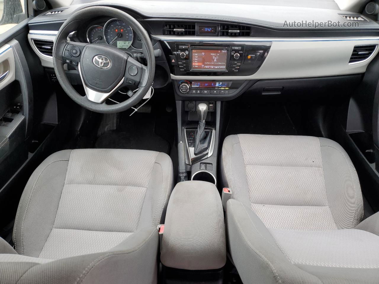 2015 Toyota Corolla L Серый vin: 2T1BURHE8FC320361