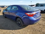 2015 Toyota Corolla L Blue vin: 2T1BURHE8FC335653