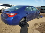 2015 Toyota Corolla L Blue vin: 2T1BURHE8FC335653