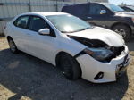 2015 Toyota Corolla L White vin: 2T1BURHE8FC373089