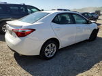 2015 Toyota Corolla L White vin: 2T1BURHE8FC373089