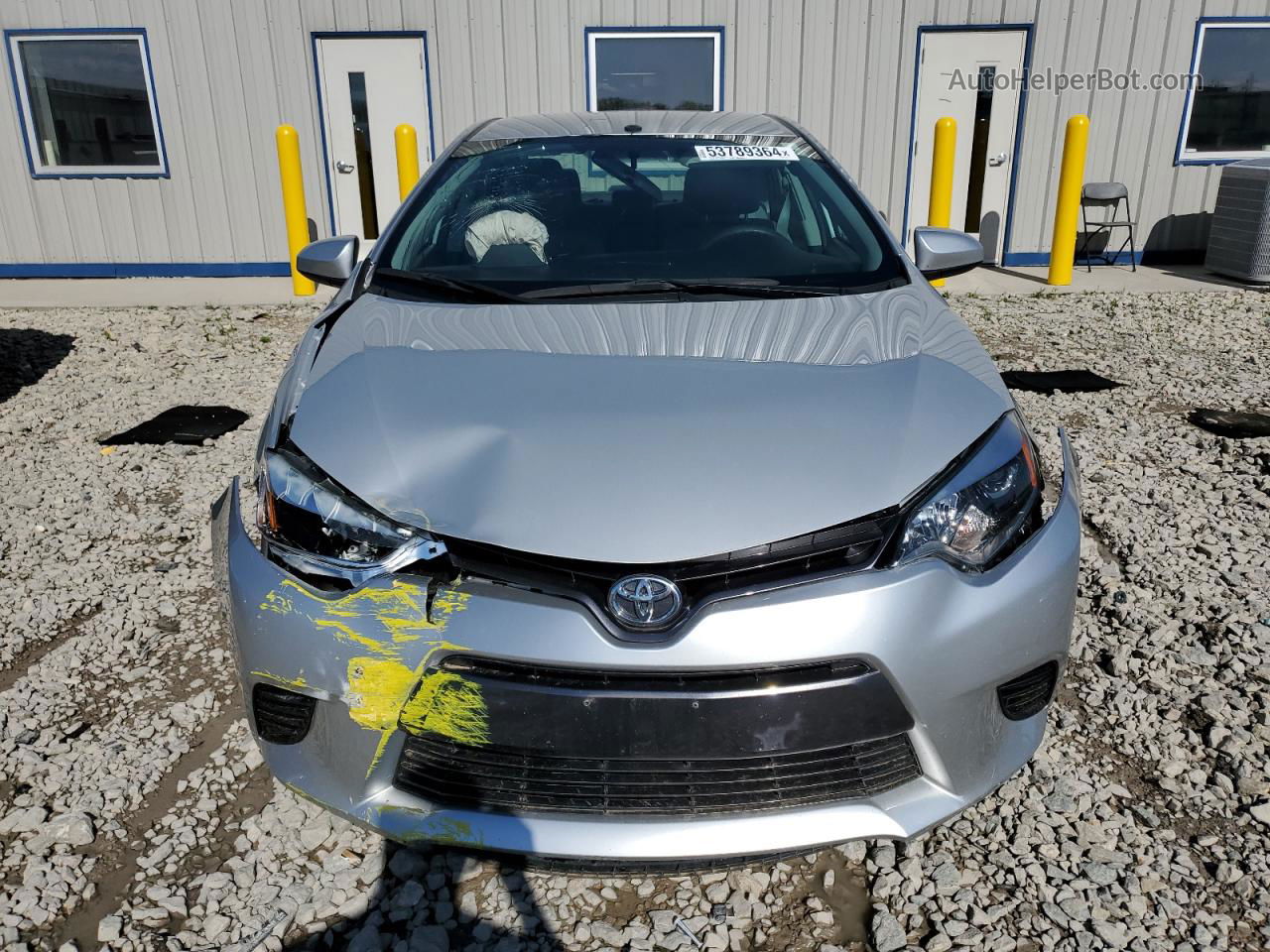 2015 Toyota Corolla L Silver vin: 2T1BURHE8FC377739