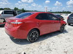 2015 Toyota Corolla L Red vin: 2T1BURHE8FC411081