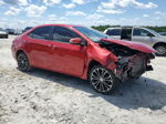 2015 Toyota Corolla L Red vin: 2T1BURHE8FC411081