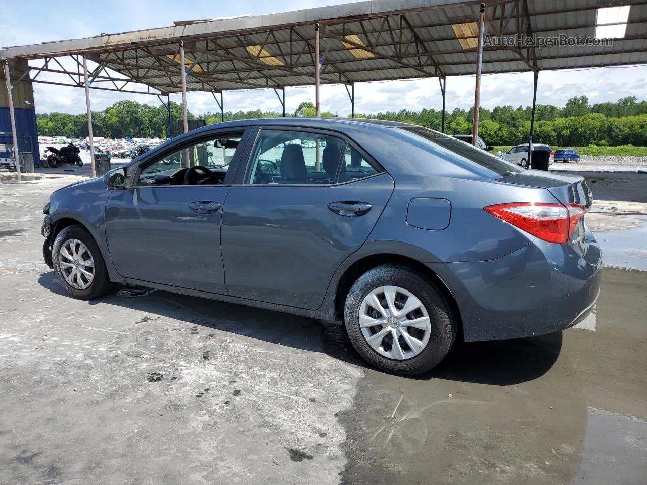 2015 Toyota Corolla L Gray vin: 2T1BURHE8FC440337