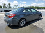 2015 Toyota Corolla L Gray vin: 2T1BURHE8FC440337