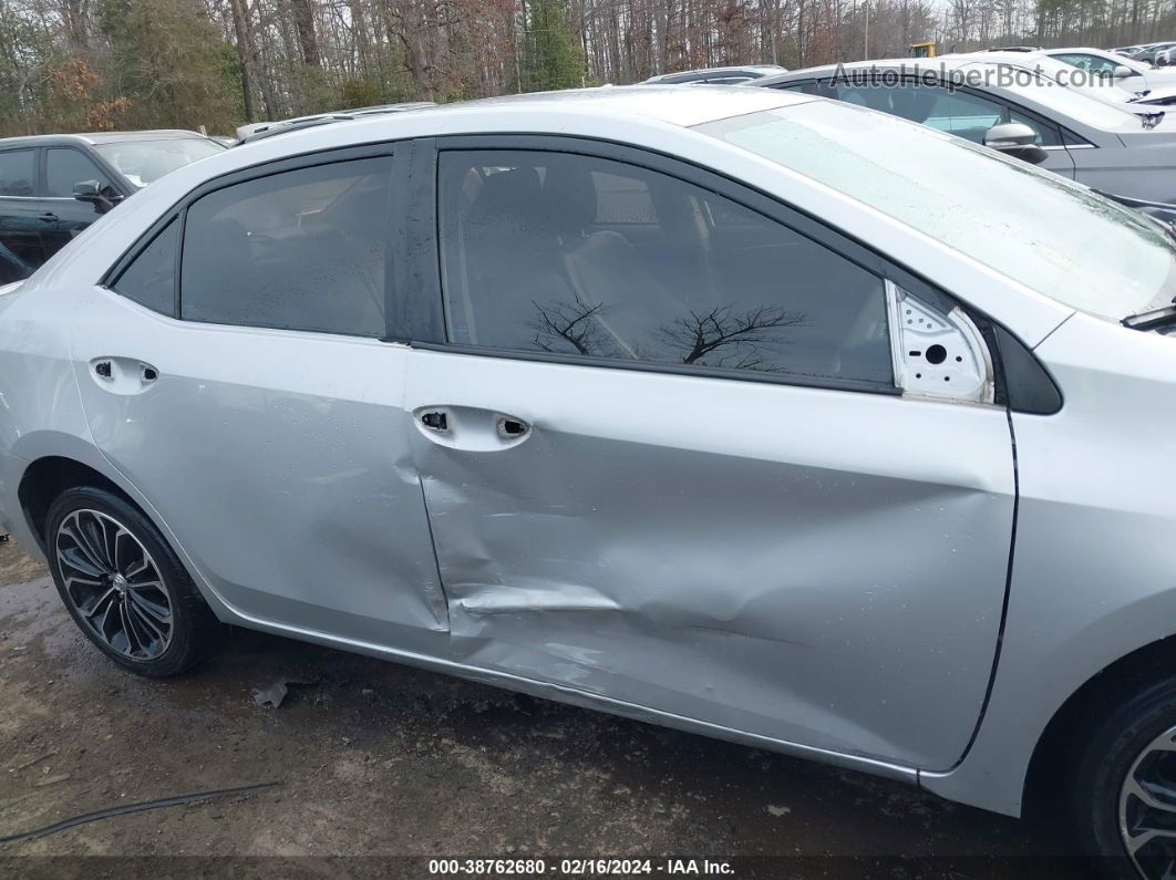 2015 Toyota Corolla S Plus Silver vin: 2T1BURHE8FC453699