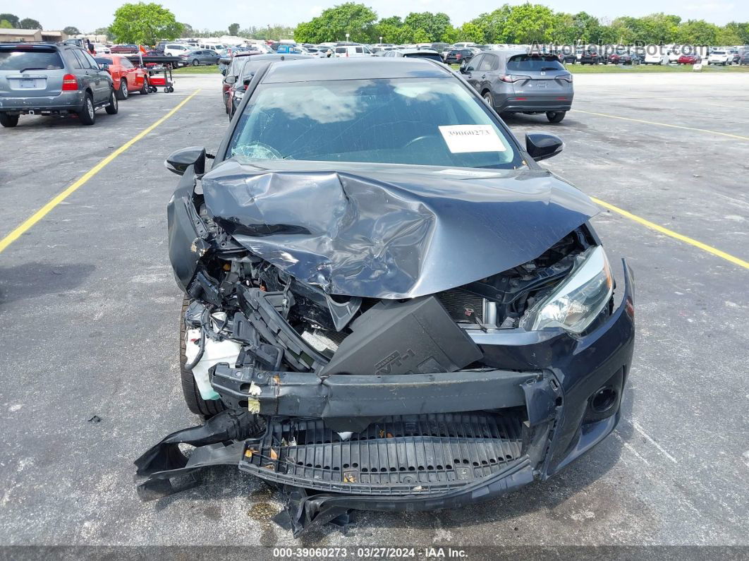 2015 Toyota Corolla S Plus Black vin: 2T1BURHE8FC463908