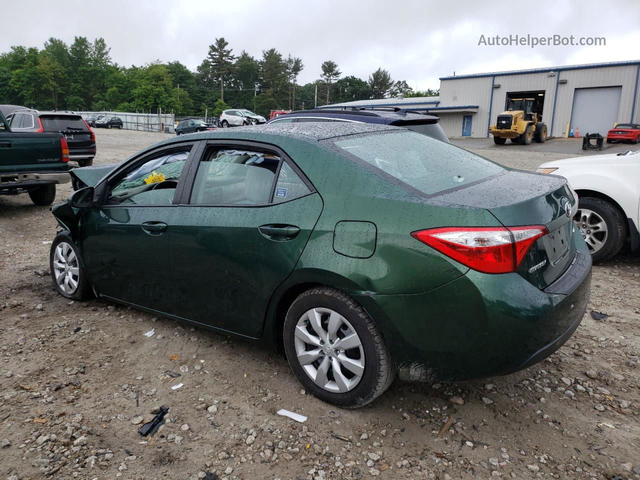 2015 Toyota Corolla L Green vin: 2T1BURHE8FC477940