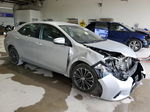 2016 Toyota Corolla L Silver vin: 2T1BURHE8GC494206