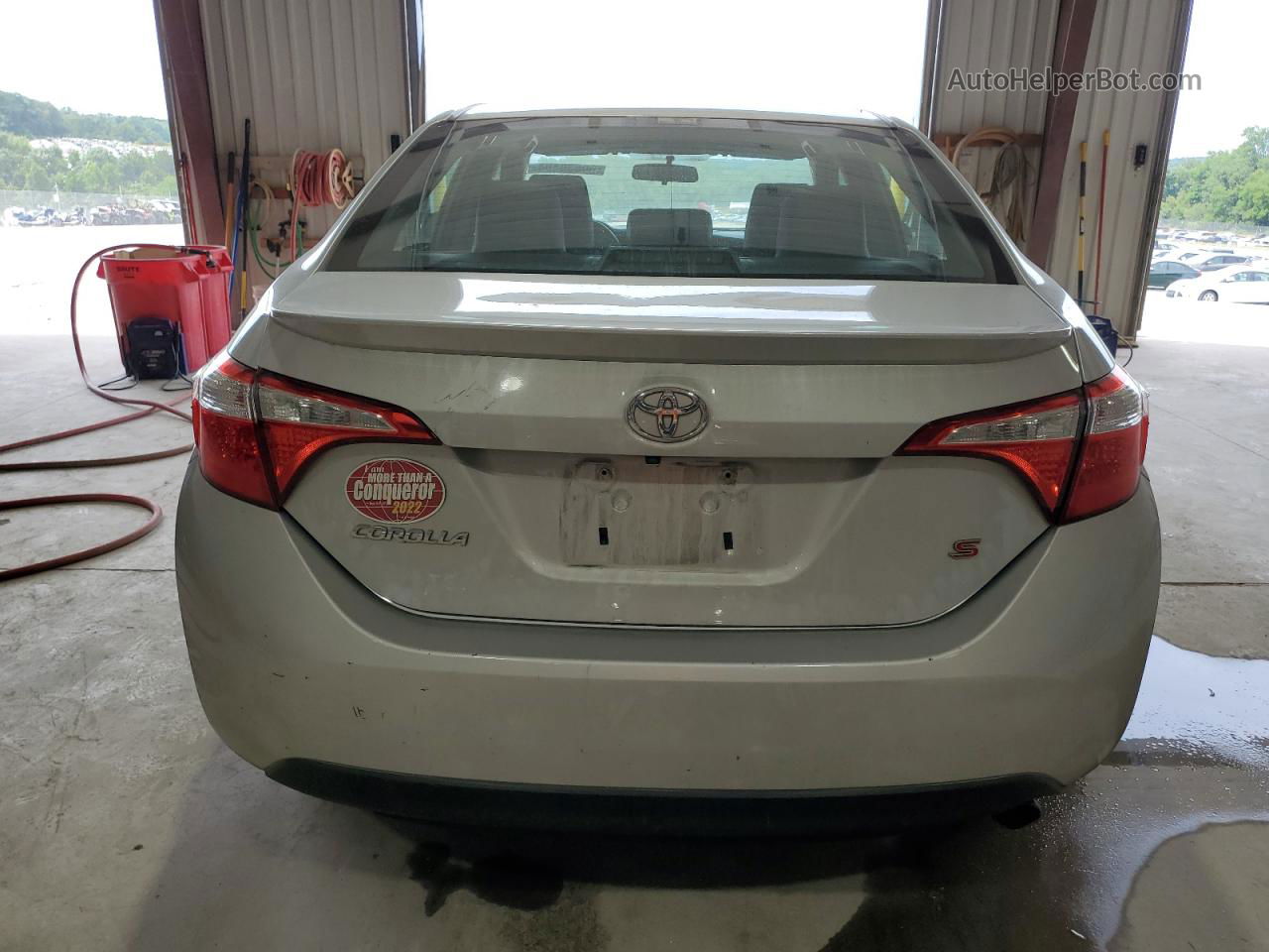 2016 Toyota Corolla L Silver vin: 2T1BURHE8GC494206