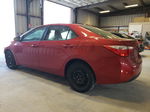 2016 Toyota Corolla L Red vin: 2T1BURHE8GC500196