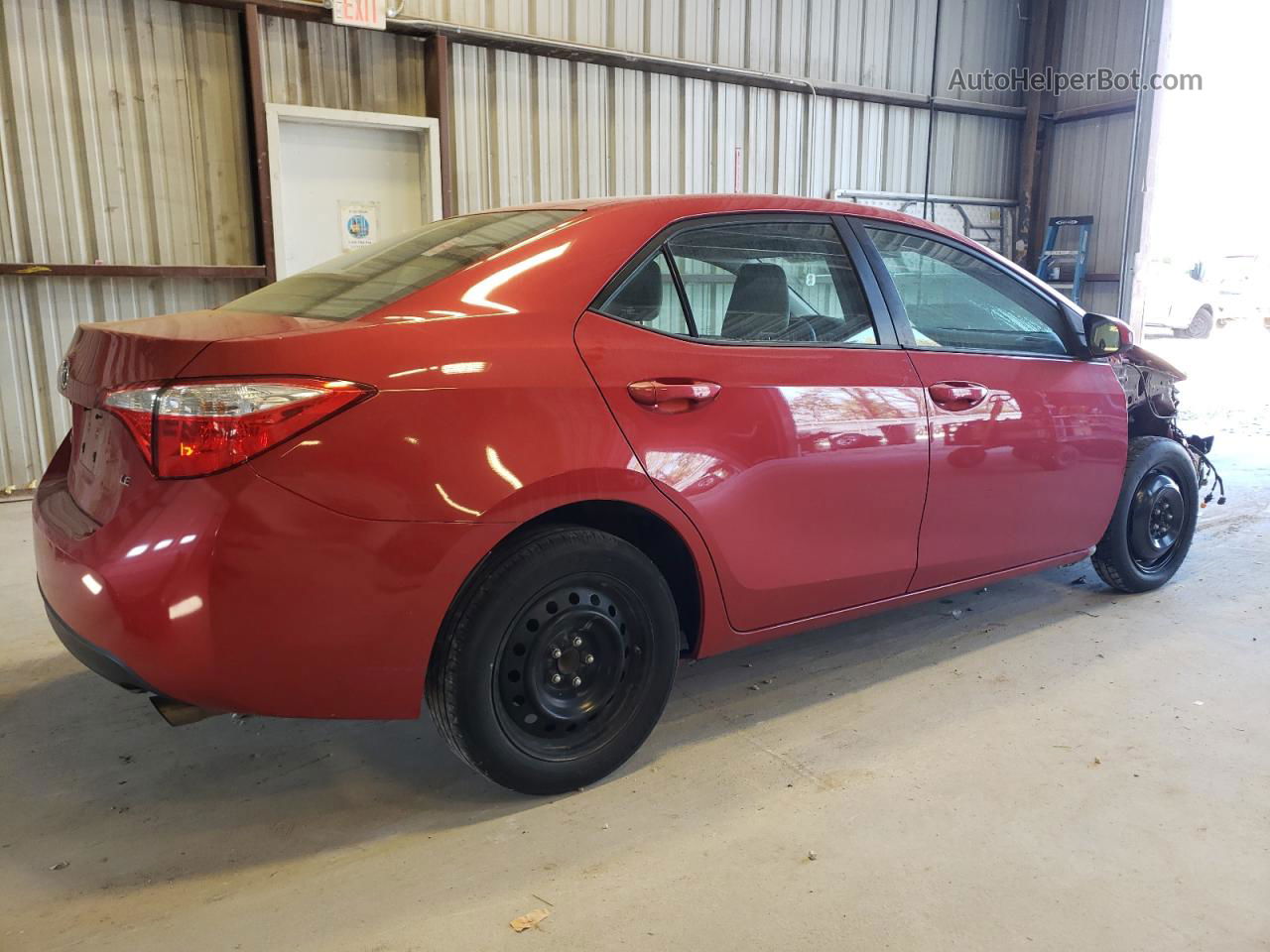 2016 Toyota Corolla L Red vin: 2T1BURHE8GC500196