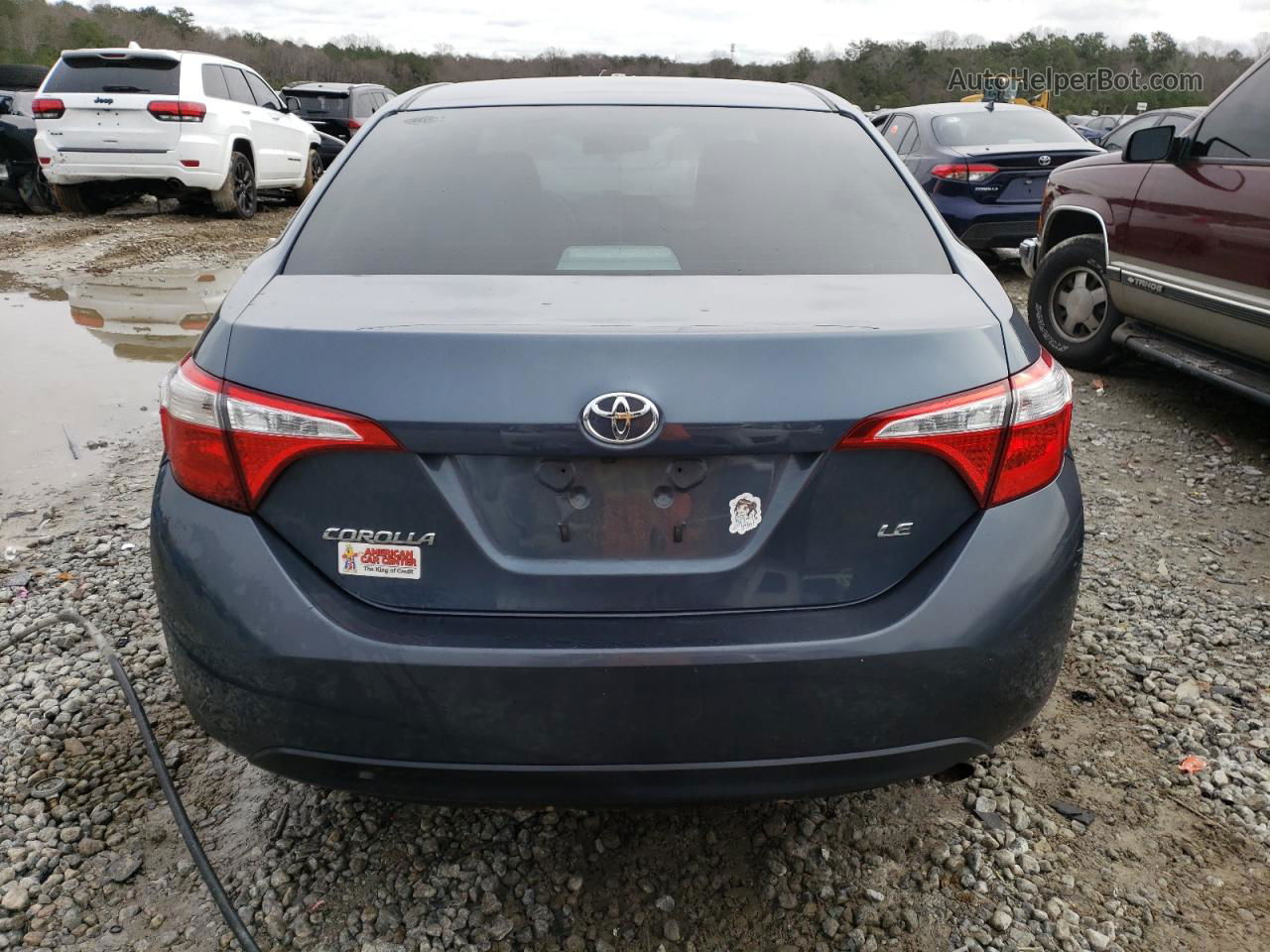 2016 Toyota Corolla L Blue vin: 2T1BURHE8GC523767