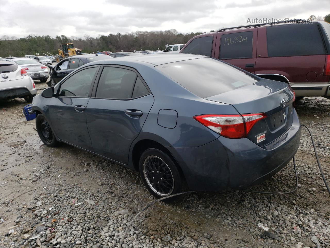 2016 Toyota Corolla L Blue vin: 2T1BURHE8GC523767