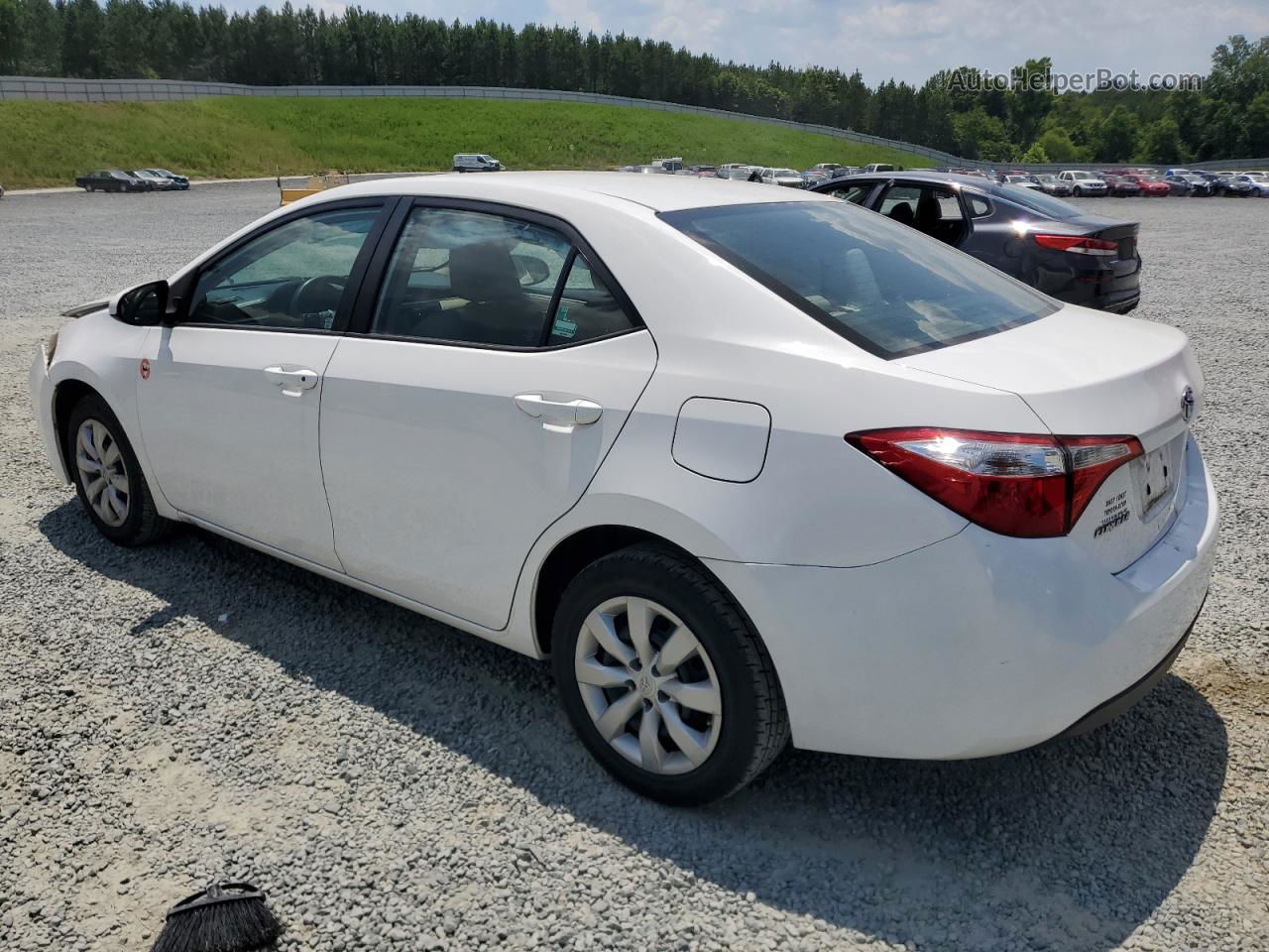 2016 Toyota Corolla L White vin: 2T1BURHE8GC534946