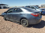 2016 Toyota Corolla L Charcoal vin: 2T1BURHE8GC623173