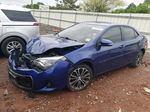 2016 Toyota Corolla L Blue vin: 2T1BURHE8GC680862