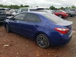 2016 Toyota Corolla L Blue vin: 2T1BURHE8GC680862