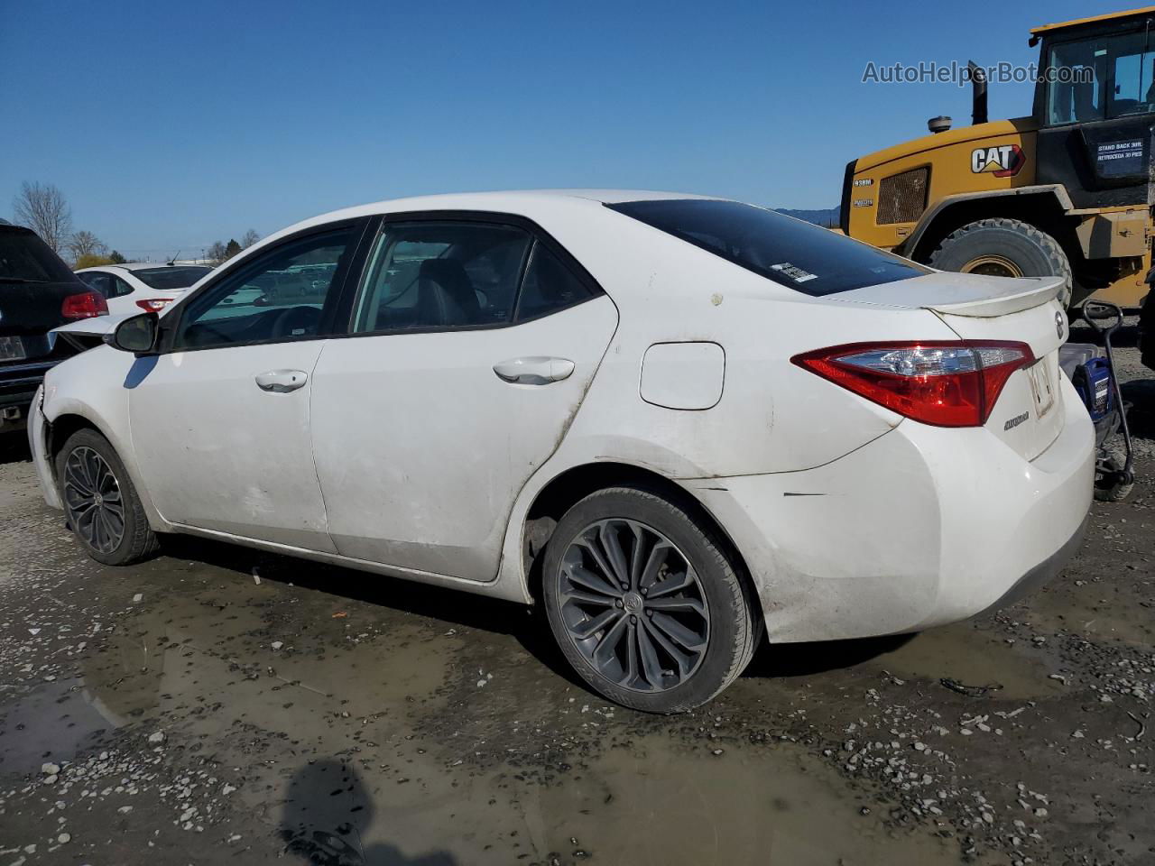 2016 Toyota Corolla L White vin: 2T1BURHE8GC686712