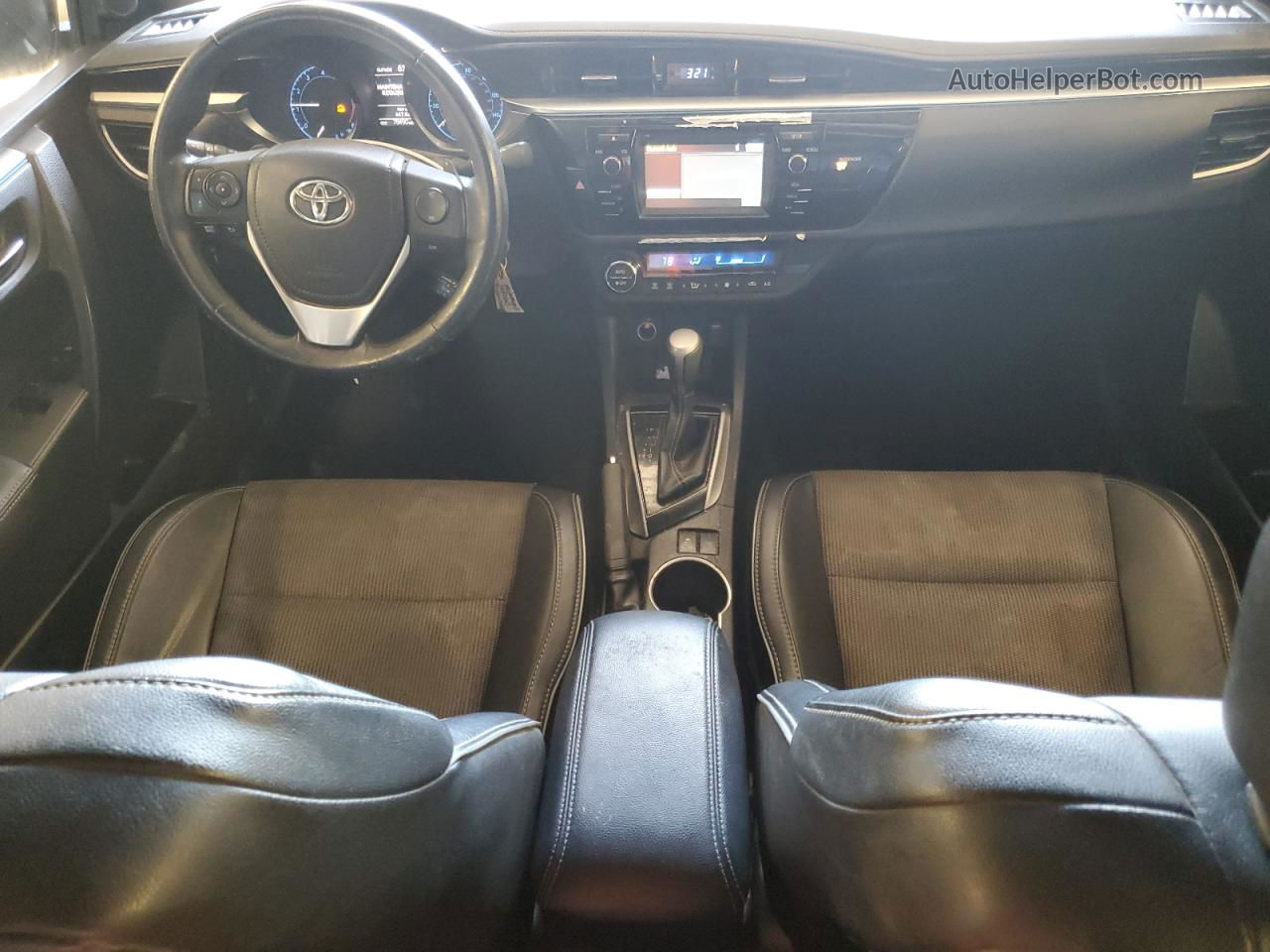 2016 Toyota Corolla L Белый vin: 2T1BURHE8GC699198