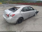 2016 Toyota Corolla L/le/s/s Plus/le Plus Серебряный vin: 2T1BURHE8GC706733