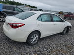 2016 Toyota Corolla L White vin: 2T1BURHE8GC729252