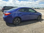 2016 Toyota Corolla L Синий vin: 2T1BURHE8GC734094