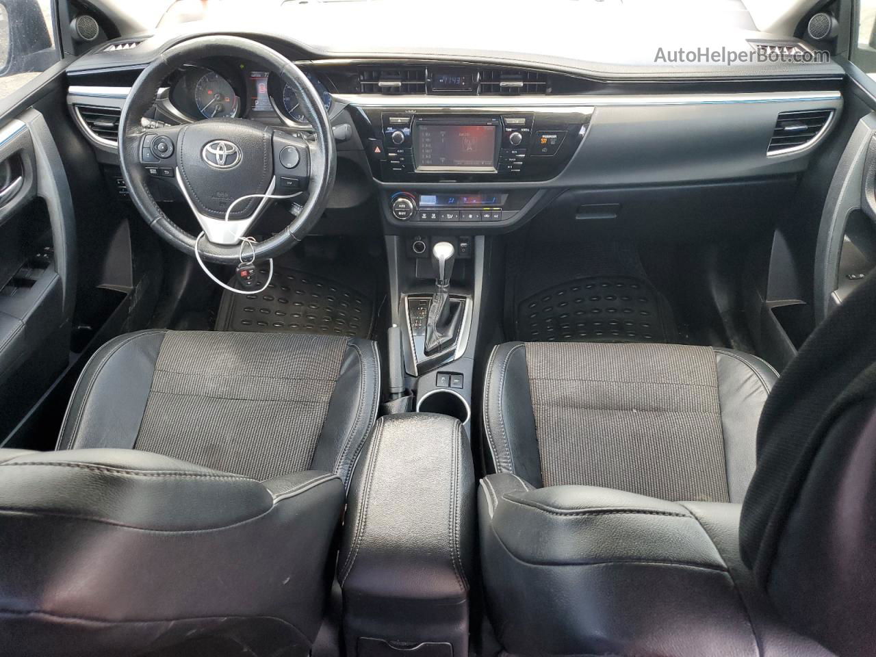 2016 Toyota Corolla L Синий vin: 2T1BURHE8GC734094