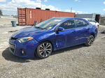 2016 Toyota Corolla L Blue vin: 2T1BURHE8GC734094