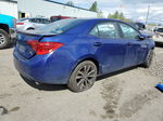 2017 Toyota Corolla L Blue vin: 2T1BURHE8HC748370