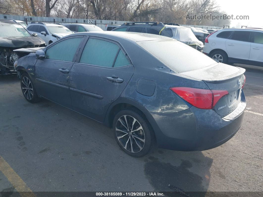 2017 Toyota Corolla Se Gray vin: 2T1BURHE8HC777450