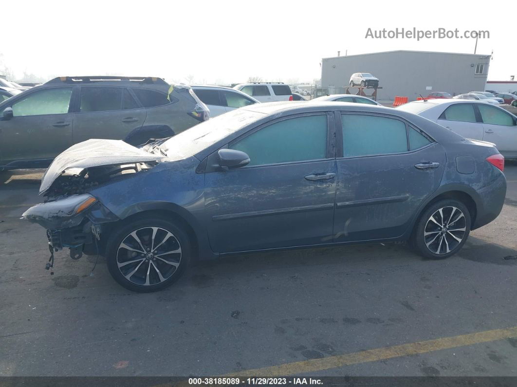 2017 Toyota Corolla Se Gray vin: 2T1BURHE8HC777450