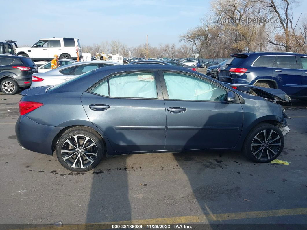 2017 Toyota Corolla Se Gray vin: 2T1BURHE8HC777450