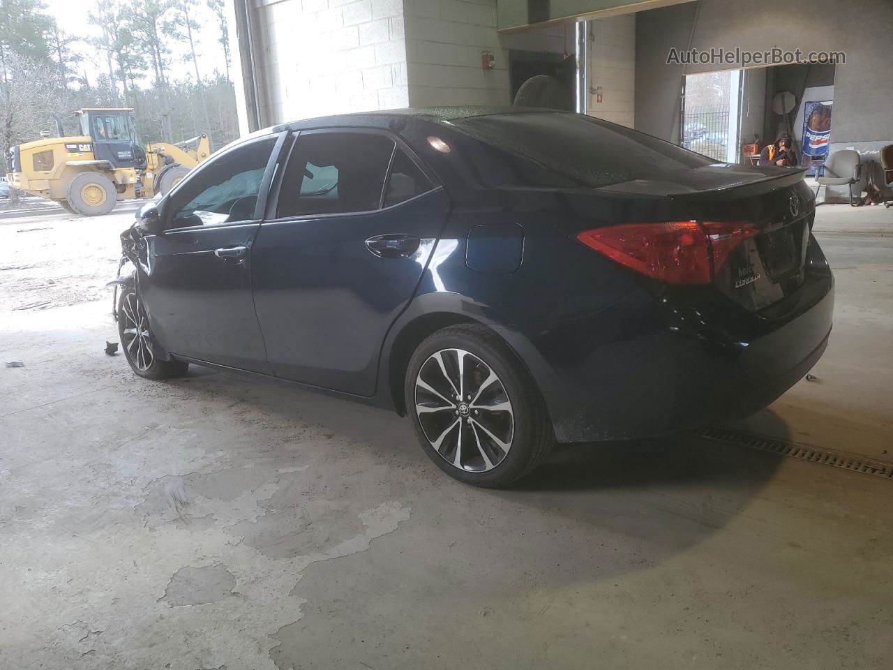 2017 Toyota Corolla L Blue vin: 2T1BURHE8HC796614